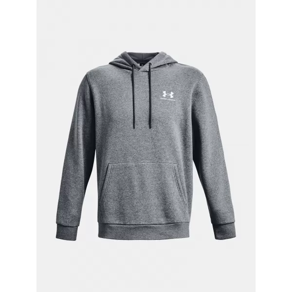  Herren-Sweatshirt UNDER ARMOUR UA ESSENTIAL FLEECE HOODIE 1373880-012 GRAU 