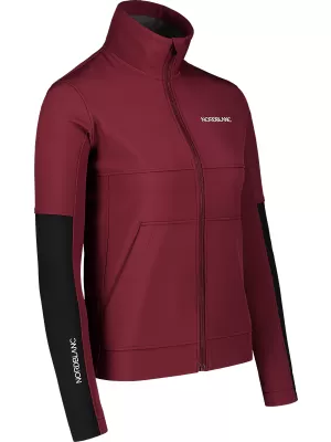 Softshelljacke für Damen NORDBLANC FJORD NBSSL7657 BURGUND