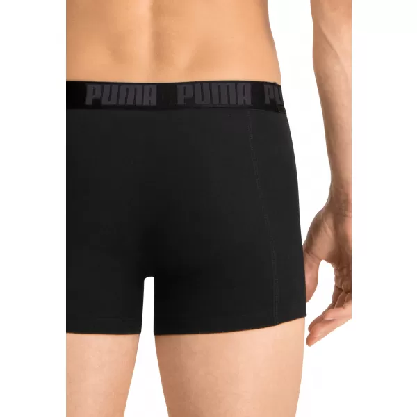  Herren-Boxershorts PUMA BASIC BOXER 2P 88886958 SCHWARZ/SCHWARZ 