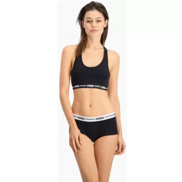  Damenhöschen PUMA WOMEN MINI SHORT 2P PACK 90785303 SCHWARZ 