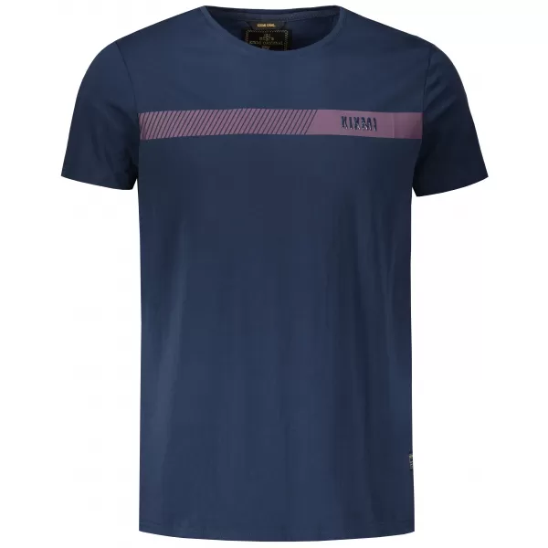  Herren-T-Shirt KIXMI PARKER DUNKELBLAU 