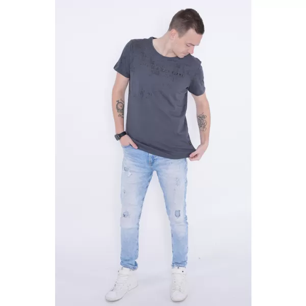  Herren-T-Shirt KIXMI PEPPE DUNKELGRAU 