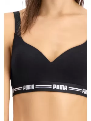 Dámská podprsenka PUMA WOMEN PADDED TOP 1P HANG 90786304 BLACK