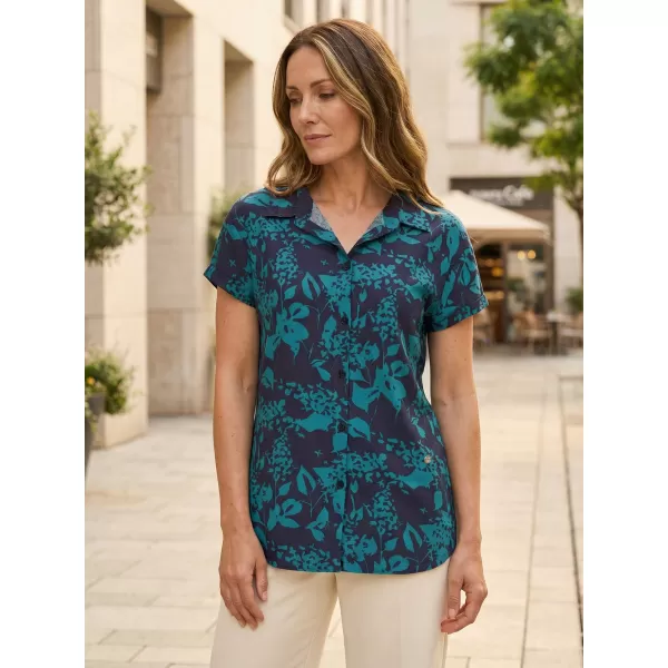  Damenbluse KIXMI PANTHEA DUNKELBLAU 