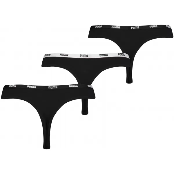  Damenhöschen PUMA STRING 3P PACK 90759002 SCHWARZ 