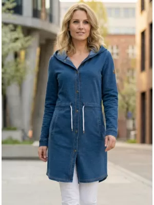 Damen-Sweatshirt KIXMI PENINI DUNKELBLAU