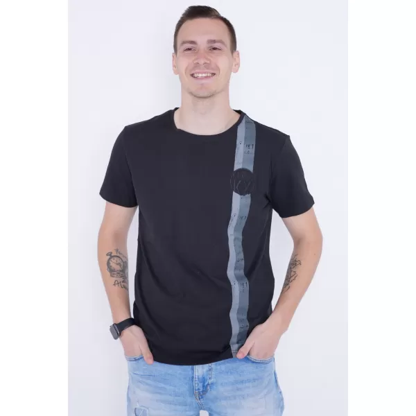  Herren-T-Shirt KIXMI PABLO SCHWARZ 
