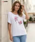 Damen-T-Shirt KIXMI PALIMA WEIß
