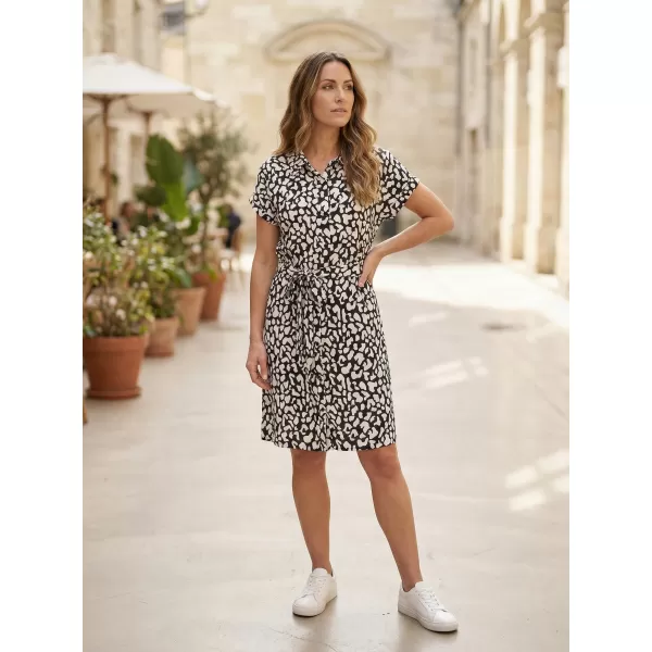  Kleid KIXMI PARISA SCHWARZ-WEISS 