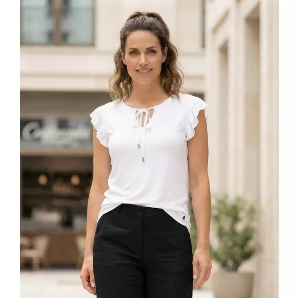  Damen-T-Shirt KIXMI POPPY WEIß 
