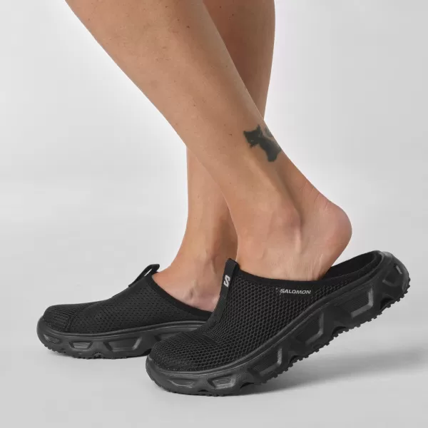  Damenschuhe SALOMON REELAX SLIDE 6.0 L47112400 SCHWARZ/SCHWARZ/LEGIERUNG 