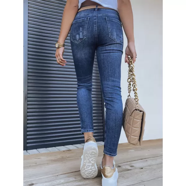 Damenhosen DSTREET UY1315 BLAU 