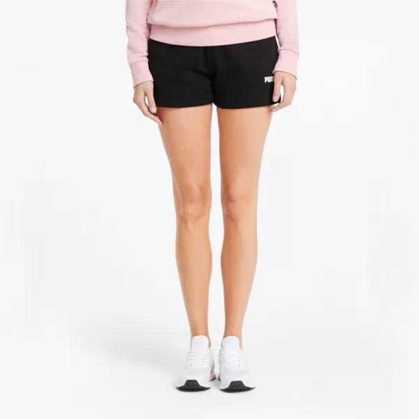  Damen-Shorts PUMA ESS 4 SWEAT SHORTS TR 586824-01 SCHWARZ 
