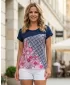 Damen-T-Shirt ALTISPORT ARIEL DUNKELBLAU