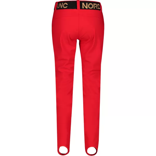  Softshell-Skihose für Damen NORDBLANC FULLCOVER NBWPL7729 ROT 
