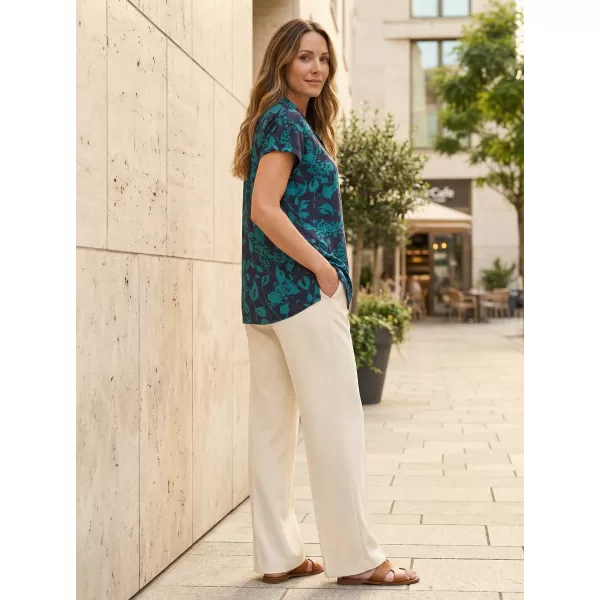  Damenbluse KIXMI PANTHEA DUNKELBLAU 
