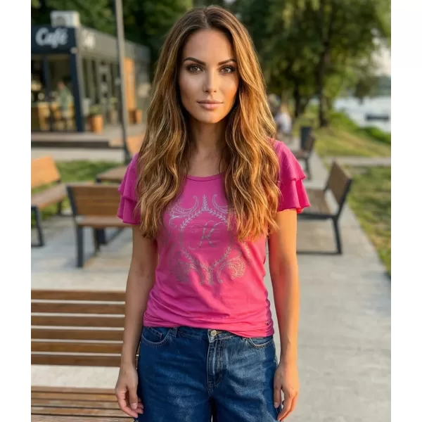  Damen-T-Shirt KIXMI PAMMI ROSA 