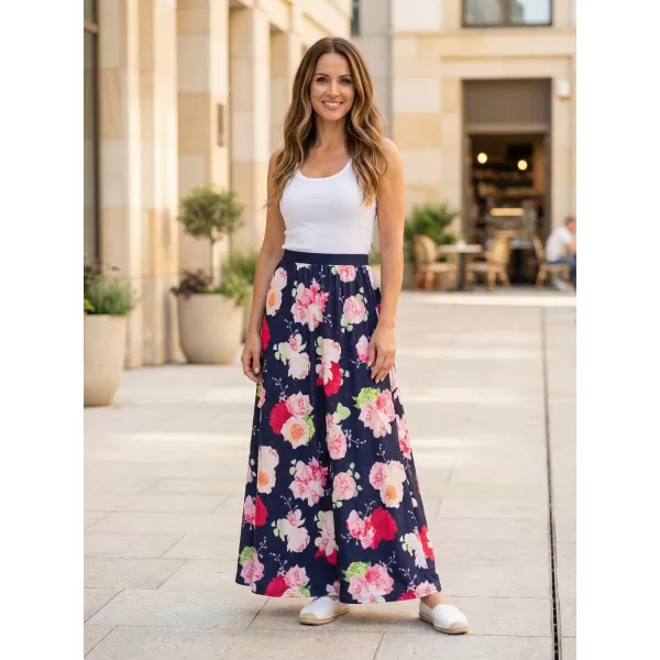  Damenrock KIXMI PEONY DUNKELBLAU 