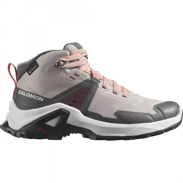  Kinderschuhe SALOMON X RAISE MID GORE-TEX L47071500 ROSENASCHE/PFIRSICHBEIGE/TEEROSE 