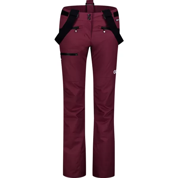  Skihose für Damen NORDBLANC SNOWBALL NBWP7769 BURGUND 