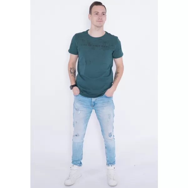  Herren-T-Shirt KIXMI PEPPE DUNKELGRÜN 