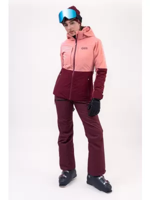 Skihose für Damen NORDBLANC SNOWBALL NBWP7769 BURGUND