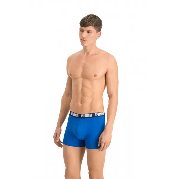  Herren-Boxershorts PUMA BASIC BOXER 2P 88886960 ECHTES BLAU 