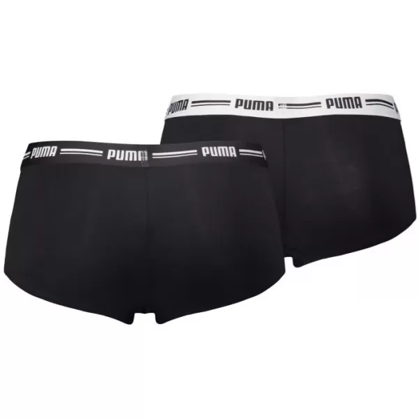  Damenhöschen PUMA WOMEN MINI SHORT 2P PACK 90785303 SCHWARZ 