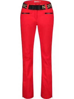 Softshell-Skihose für Damen NORDBLANC MELLEABLE NBWPL7728 ROT