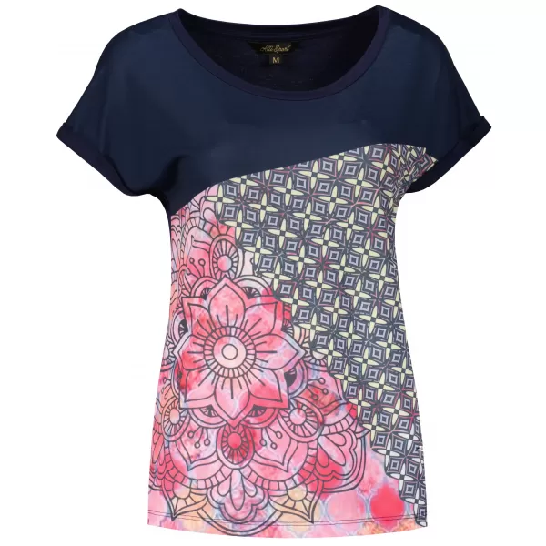  Damen-T-Shirt ALTISPORT ARIEL DUNKELBLAU 