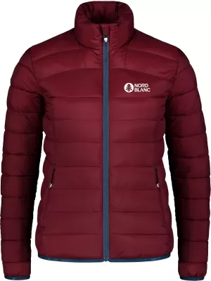 Steppjacke für Damen NORDBLANC SURROUNDINGS NBWJL7719 BURGUND