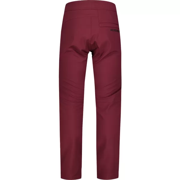  Softshellhose für Herren NORDBLANC ENCAPSULATED NBFPM7731 BURGUND 