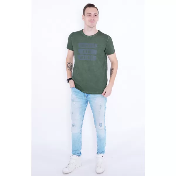  Herren-T-Shirt KIXMI PAUL GRÜN 