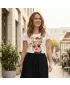 Damen-T-Shirt KIXMI PENNY WEIß