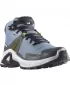 Kinderschuhe SALOMON X RAISE MID GORE-TEX L47071600 AUSGEBLEICHTER DENIM/INDIGO-BUNTMUSTER/ACID LIME