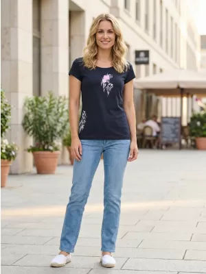 Damen-T-Shirt ALTISPORT ALW169122 NAVY BLAU