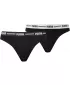Damenhöschen PUMA WOMEN STRING 2P PACK 90785403 SCHWARZ