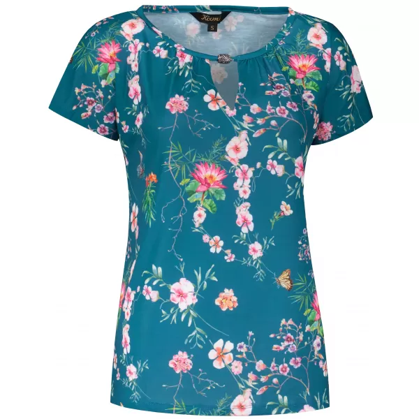  Damen-T-Shirt KIXMI PRIMINA BLAU 
