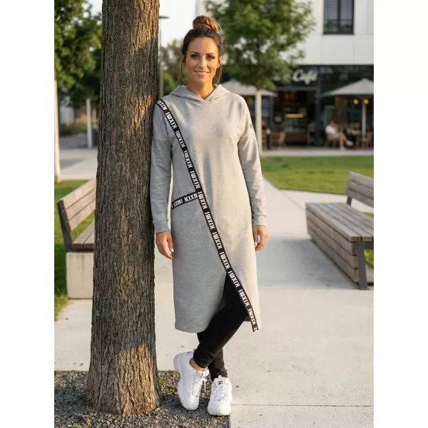  Damen-Sweatshirt KIXMI PAIGE HELLGRAUE HIGHLIGHTS 