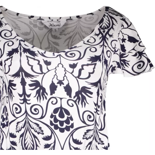 Kleid KIXMI PRIMAVERA DUNKELBLAU 