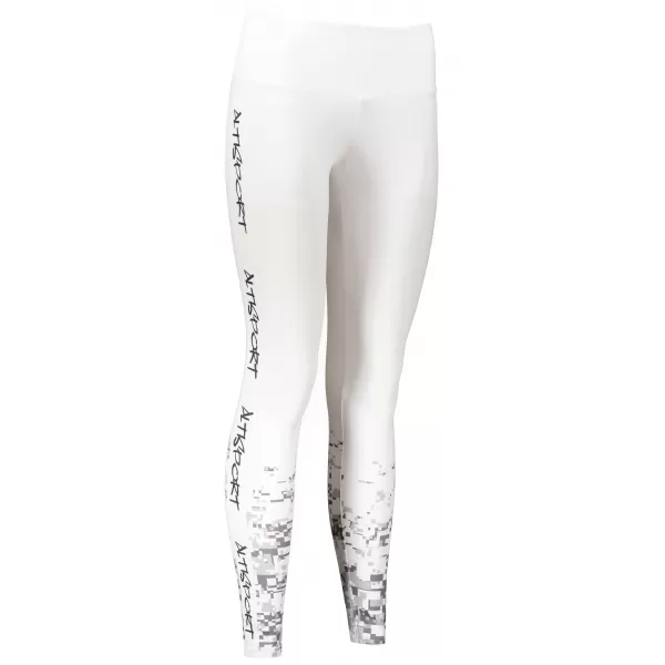  Lange Premium-Leggings für Damen ALTISPORT SWE/ALW02S04 WEIß GRAU 