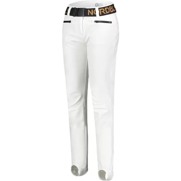  Softshell-Skihose für Damen NORDBLANC FULLCOVER NBWPL7729 WEIß 