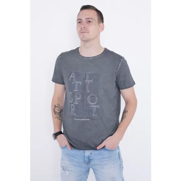  Herren-T-Shirt ALTISPORT ARIEN DUNKELGRAU 
