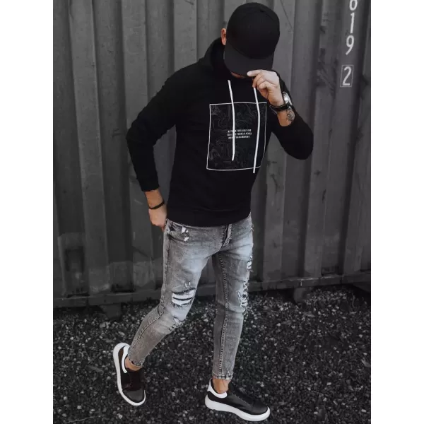  Herren -Sweatshirt DSTREET BX5467 SCHWARZ 