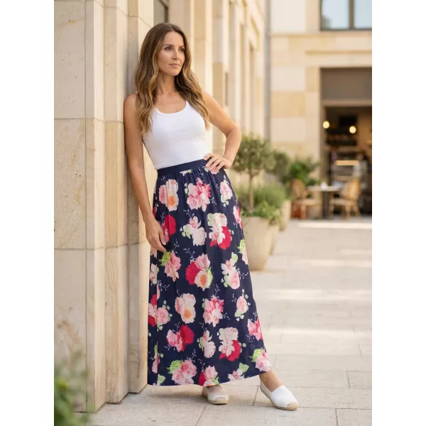  Damenrock KIXMI PEONY DUNKELBLAU 