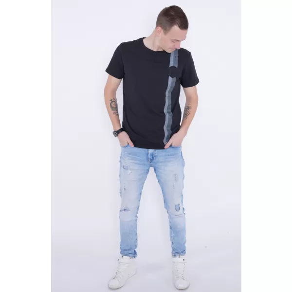  Herren-T-Shirt KIXMI PABLO SCHWARZ 