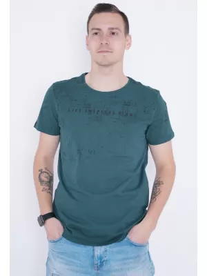 Herren-T-Shirt KIXMI PEPPE DUNKELGRÜN