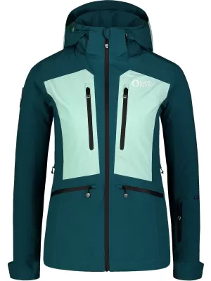 Damen-Skijacke NORDBLANC SNOW-SQUALL NBWJL7753 DUNKELGRÜN
