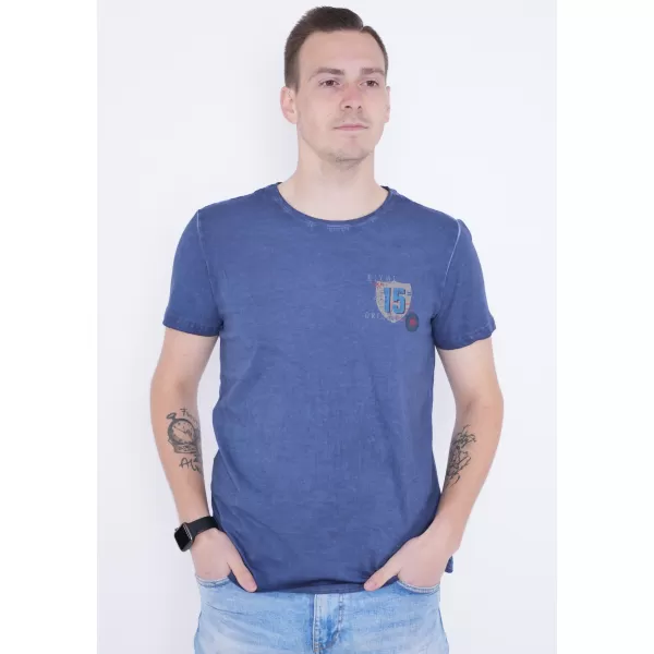  Herren-T-Shirt KIXMI PHIL DUNKELBLAU 