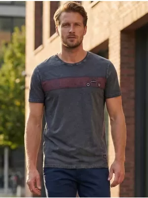 Herren-T-Shirt ALTISPORT ARMAN DUNKELGRAU